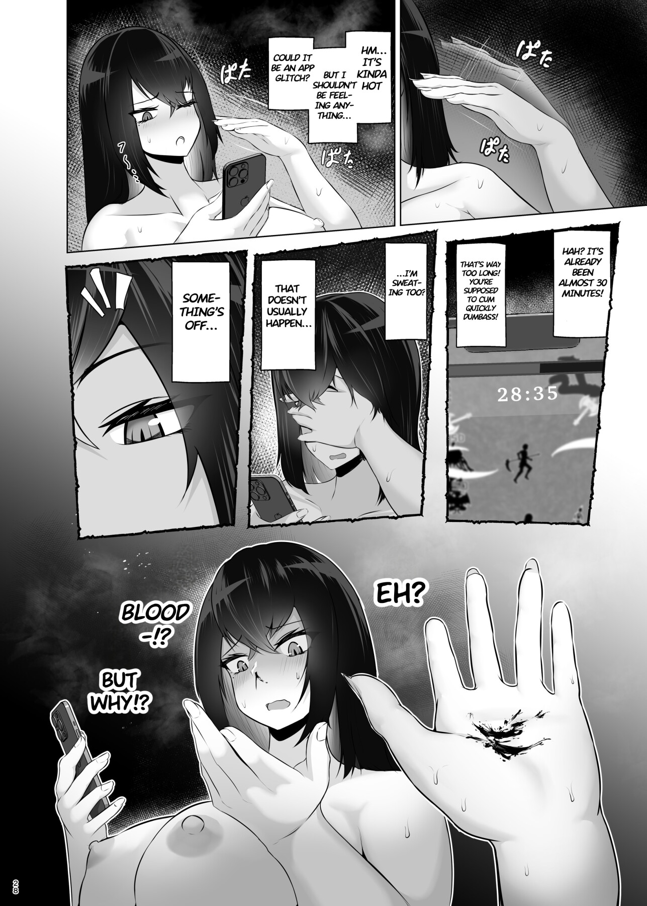 Hentai Manga Comic-Sensory Deprivation X Sugar Daddy: Ha? As If I'd Feel Good, Dumbass!-Read-28